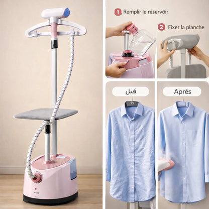 مكواة بخار عمودية – مظهر أنيق في دقائق