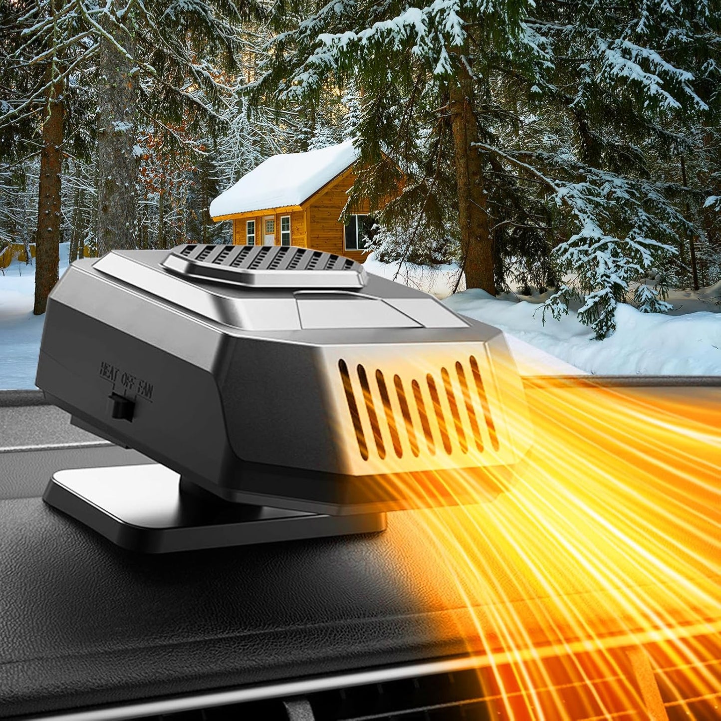 مزيل الضباب الذكي للسيارة 2 في 1 – سخّان عملي  – رؤية واضحة  وراحة أكثر في القيادة