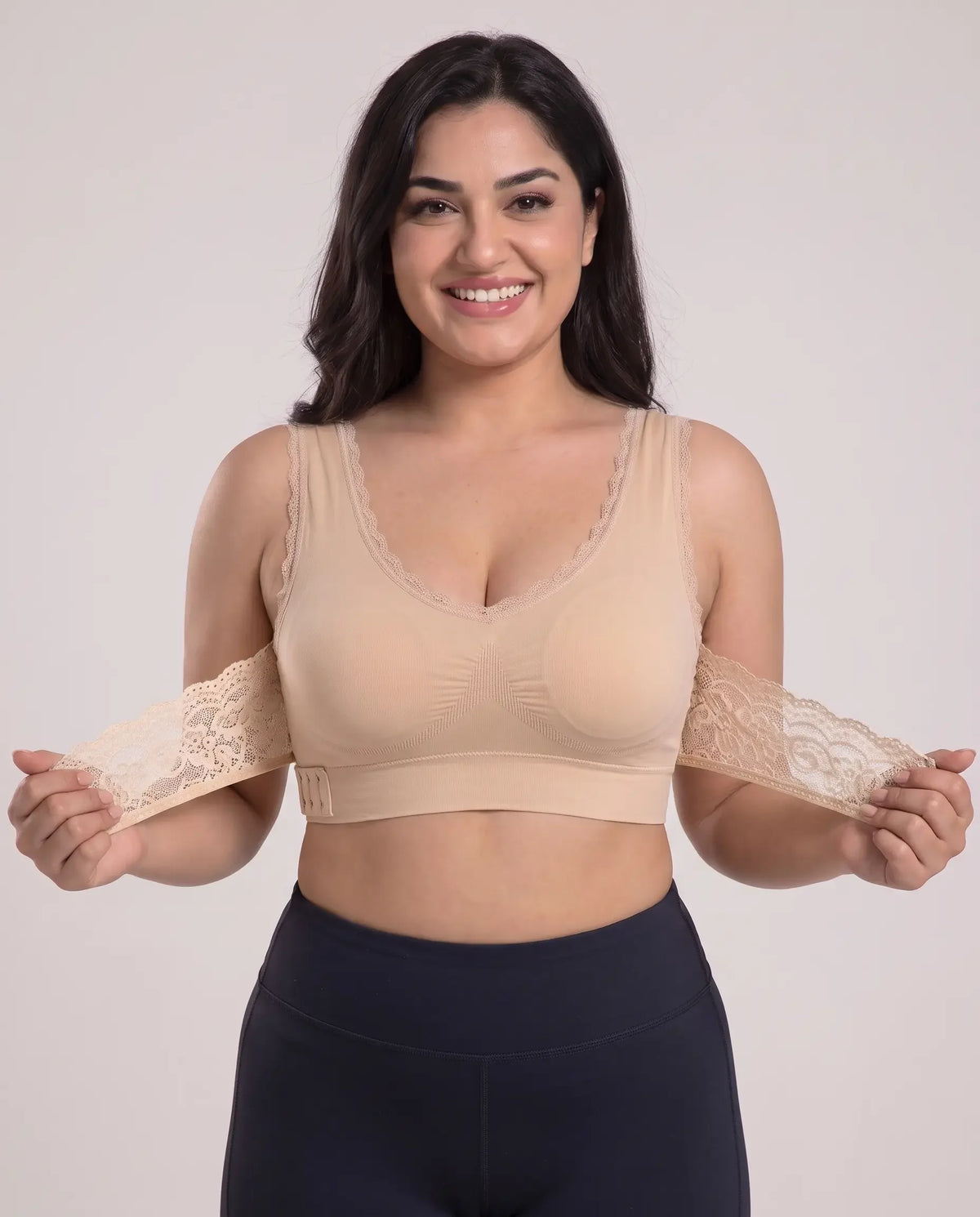 Bande latérale en dentelle